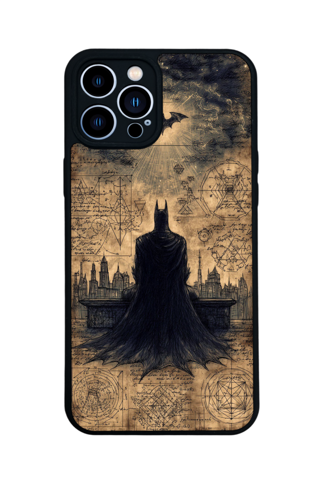 iPhone 13 Pro Max Uyumlu Batman Tasarımlı Glossy Premium Kılıf