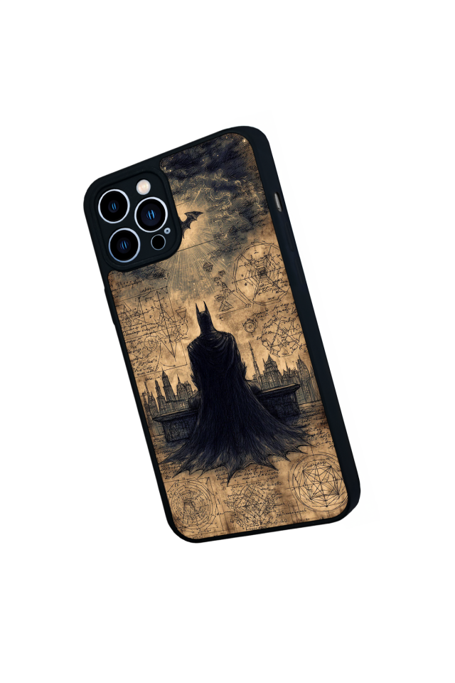 iPhone 13 Pro Max Uyumlu Batman Tasarımlı Glossy Premium Kılıf