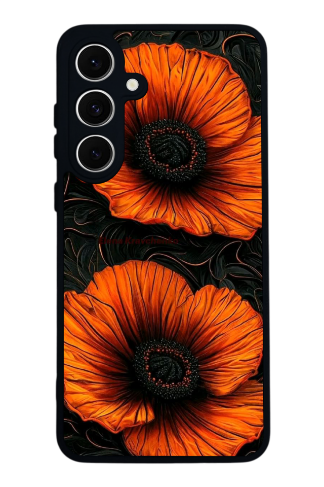 Samsung Galaxy A16 Uyumlu Botanik Tasarımlı Glossy Premium Kılıf