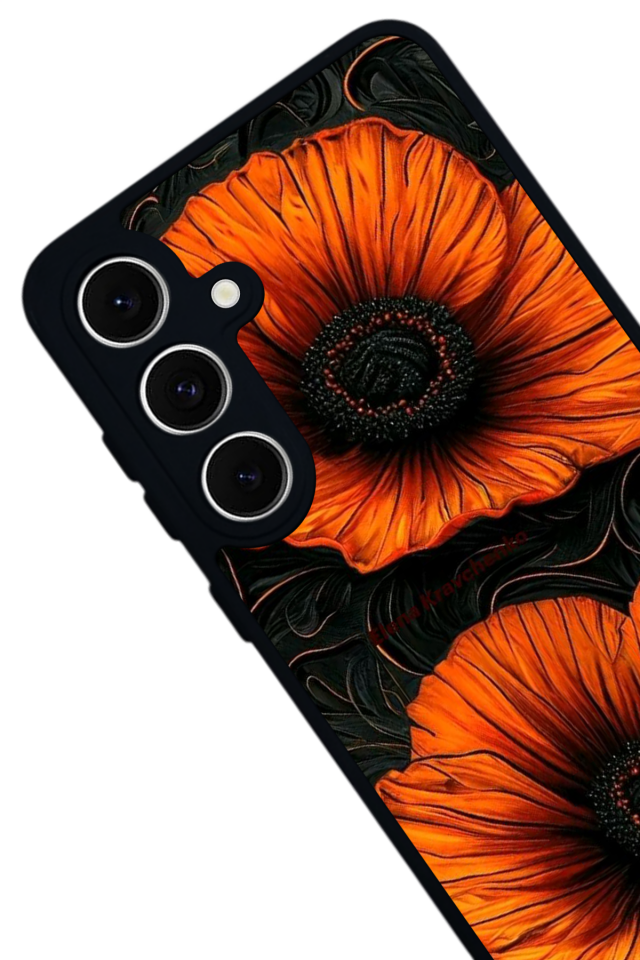 Samsung Galaxy A16 Uyumlu Botanik Tasarımlı Glossy Premium Kılıf