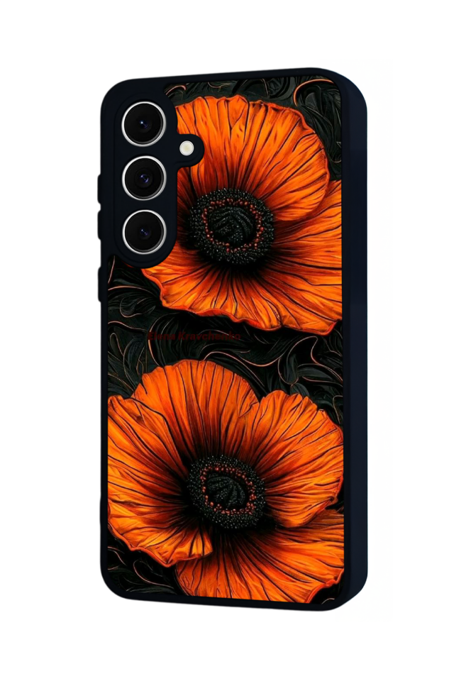 Samsung Galaxy A16 Uyumlu Botanik Tasarımlı Glossy Premium Kılıf