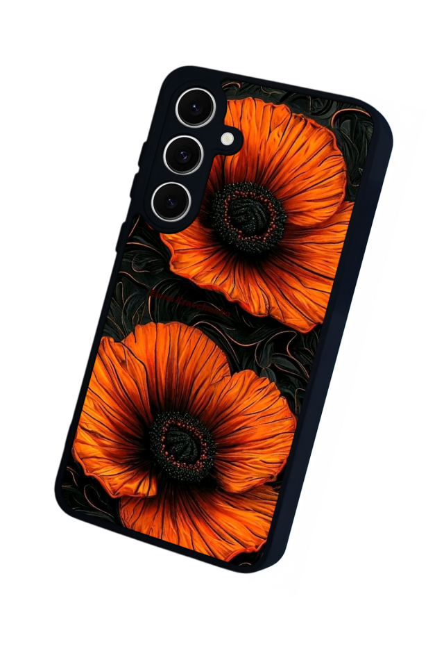 Samsung Galaxy A16 Uyumlu Botanik Tasarımlı Glossy Premium Kılıf