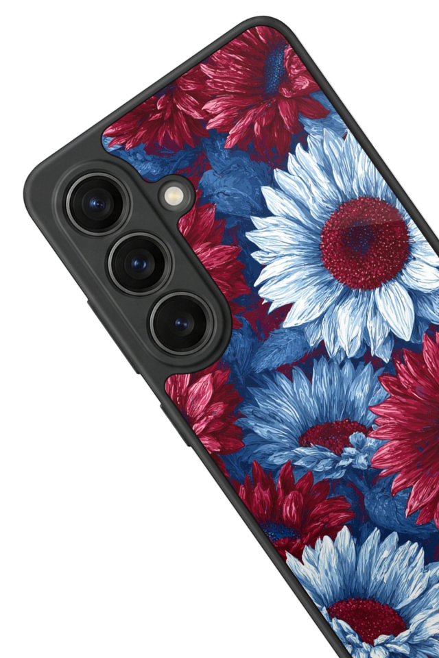 Samsung Galaxy S26 Uyumlu Cicek Tasarımlı Glossy Premium Kılıf