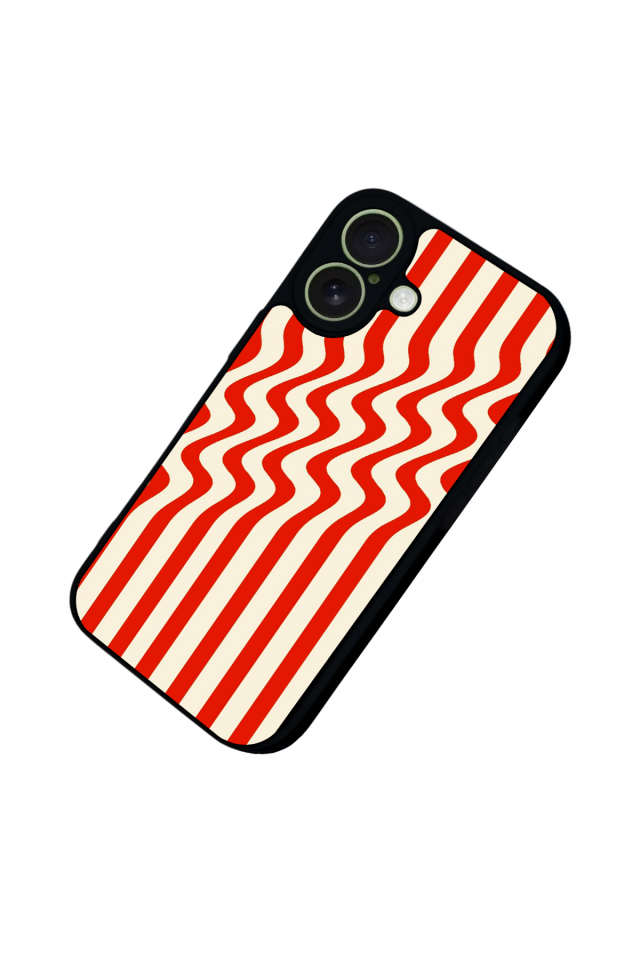 iPhone 17 Uyumlu Çizgi Sanatı Tasarımlı Glossy Premium Kılıf