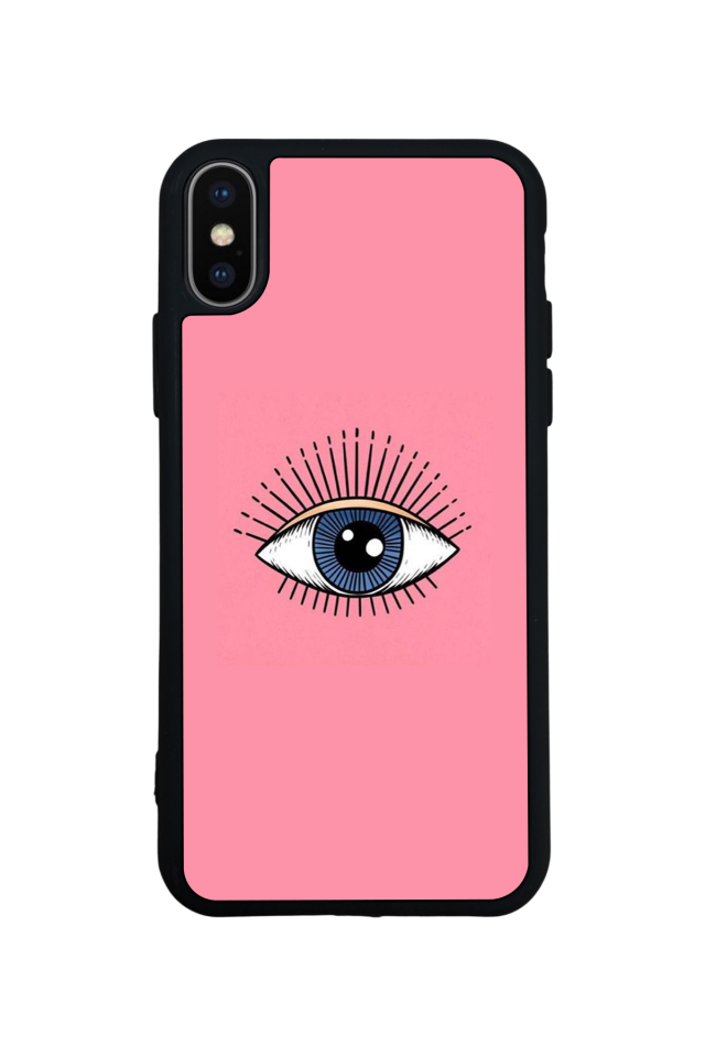 iPhone XS Max Uyumlu Göz Tasarımlı Glossy Premium Kılıf