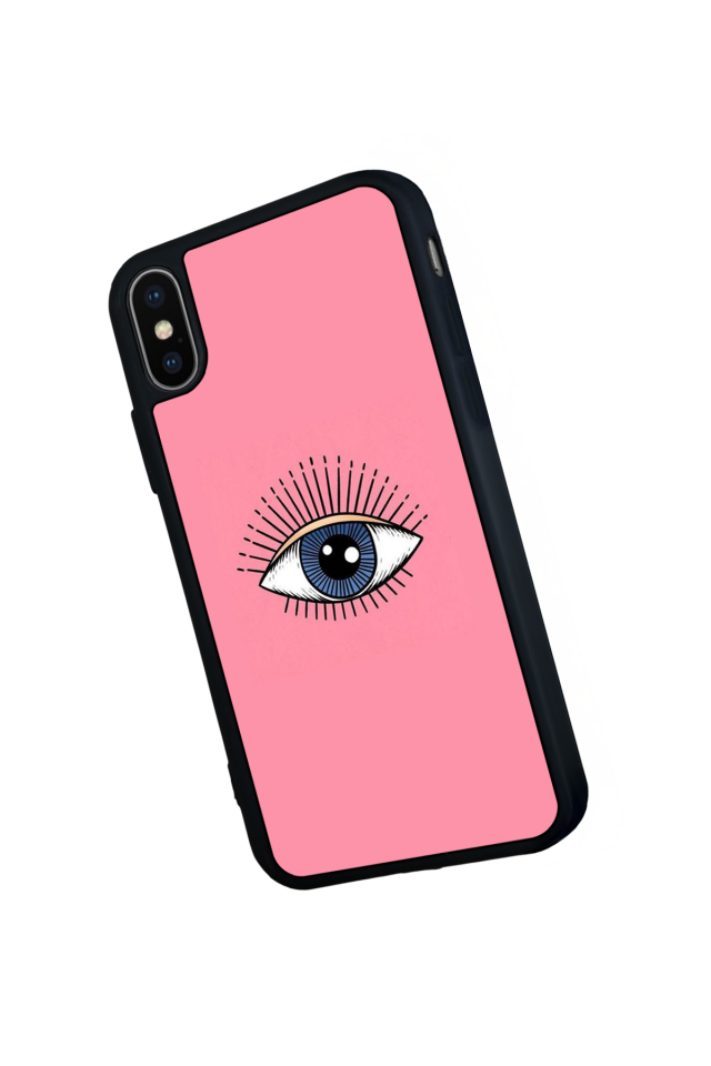 iPhone XS Max Uyumlu Göz Tasarımlı Glossy Premium Kılıf