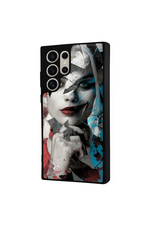 Samsung Galaxy S23 Ultra Uyumlu HarleyQueen Tasarımlı Glossy Premium Kılıf