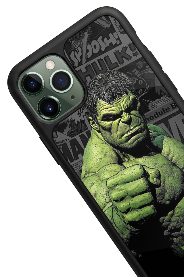 iPhone 11 Pro Uyumlu Hulk Tasarımlı Glossy Premium Kılıf