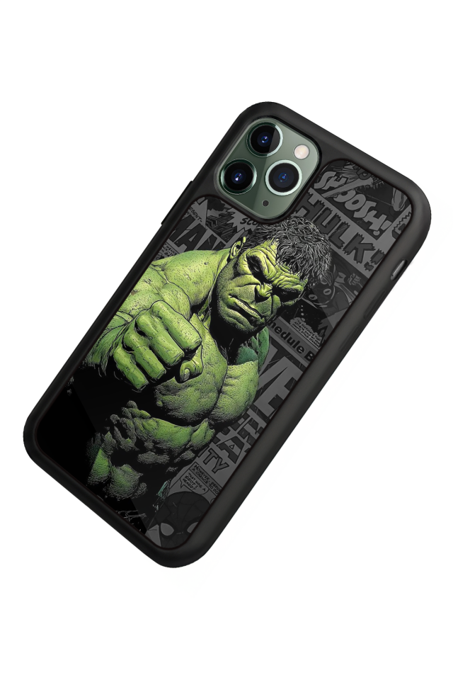 iPhone 11 Pro Uyumlu Hulk Tasarımlı Glossy Premium Kılıf