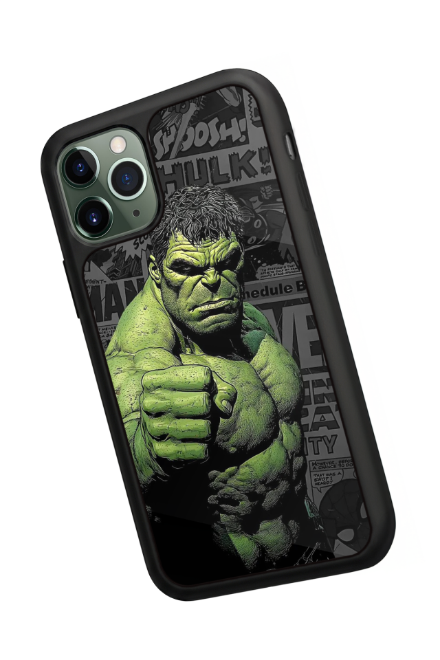 iPhone 11 Pro Uyumlu Hulk Tasarımlı Glossy Premium Kılıf