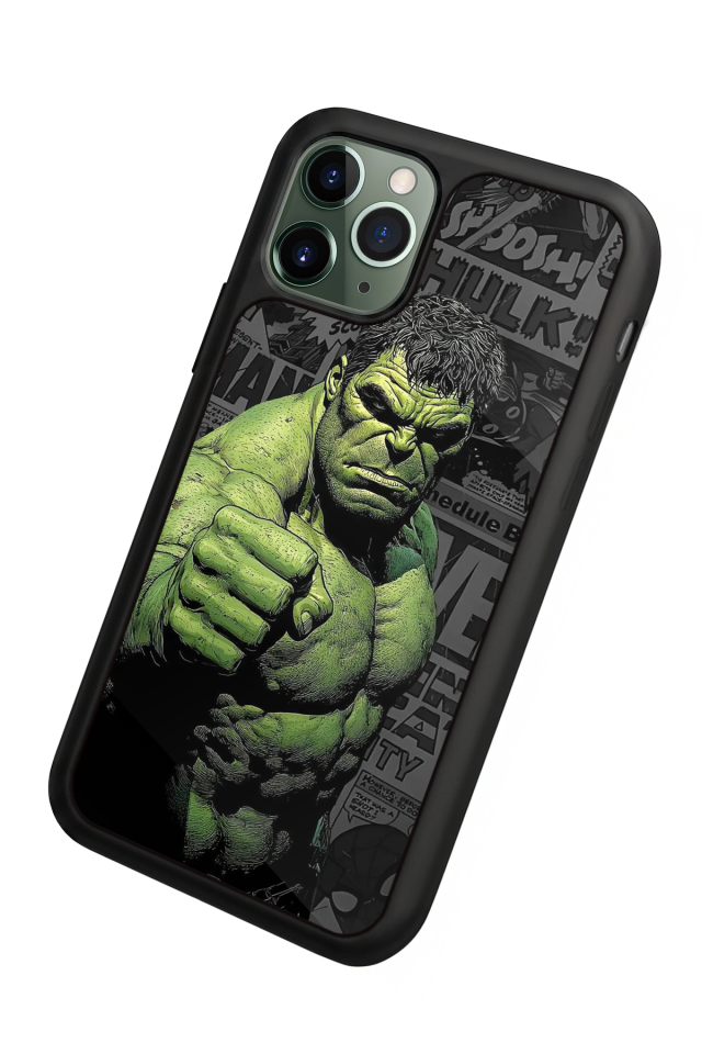 iPhone 11 Pro Uyumlu Hulk Tasarımlı Glossy Premium Kılıf