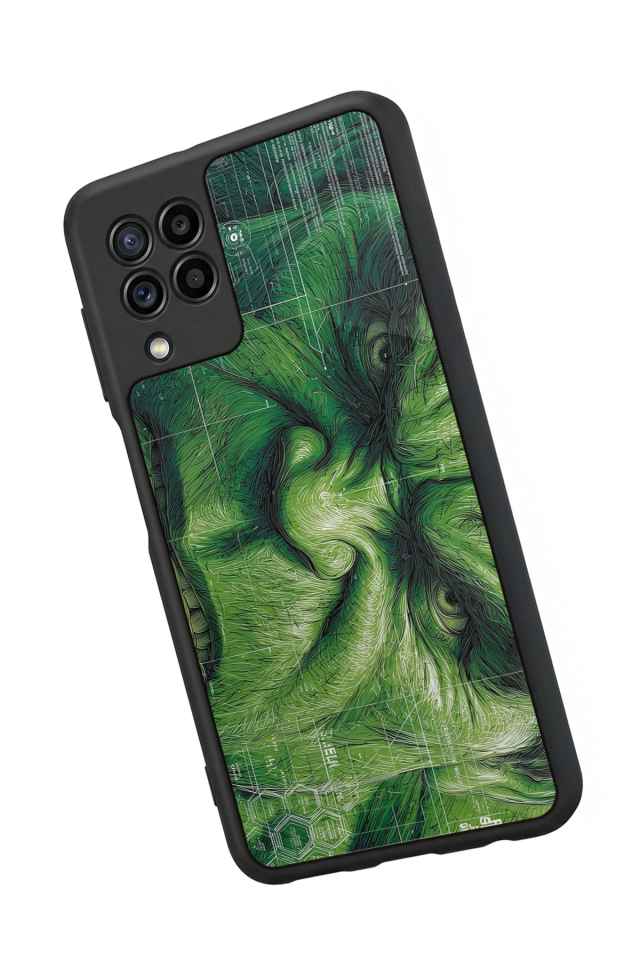 Samsung Galaxy M22 Uyumlu Hulk Tasarımlı Glossy Premium Kılıf