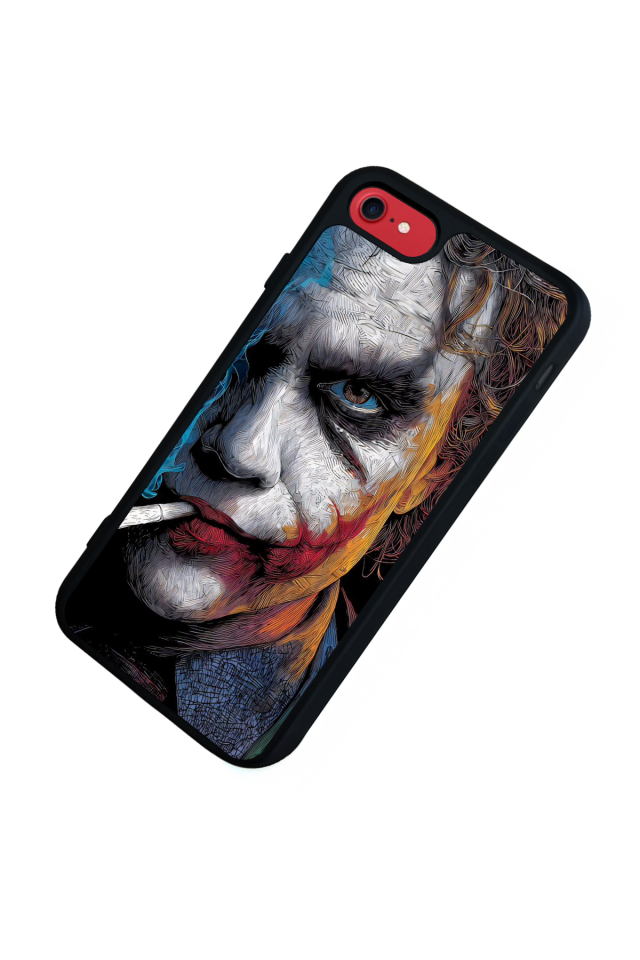iPhone SE Uyumlu Joker Tasarımlı Glossy Premium Kılıf