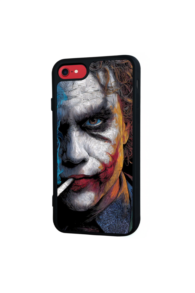iPhone SE Uyumlu Joker Tasarımlı Glossy Premium Kılıf