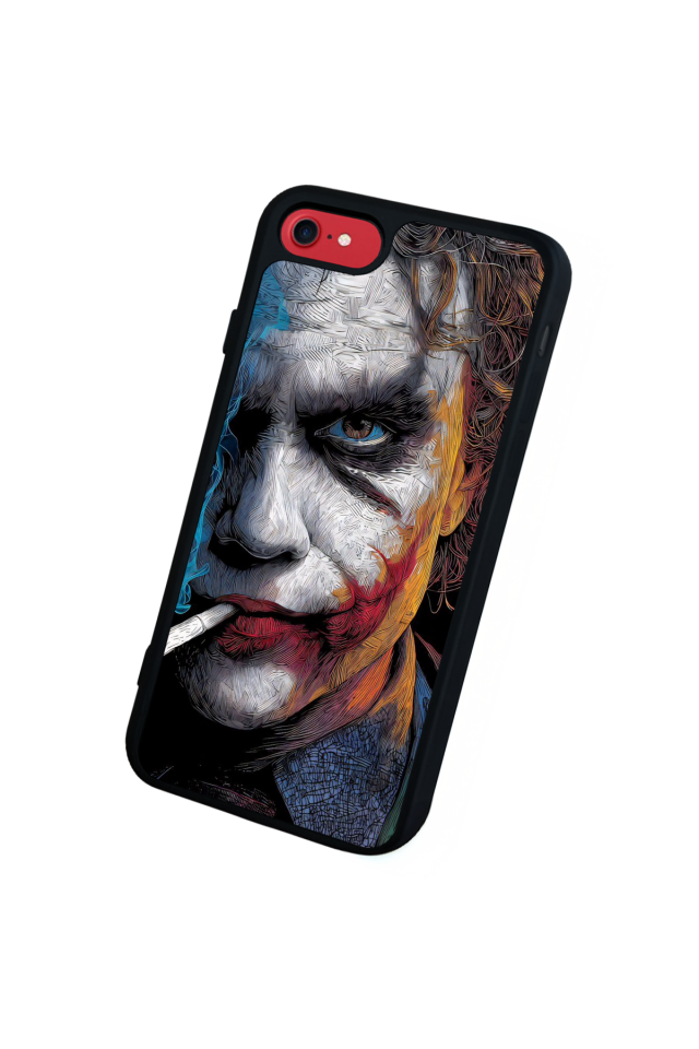 iPhone SE Uyumlu Joker Tasarımlı Glossy Premium Kılıf
