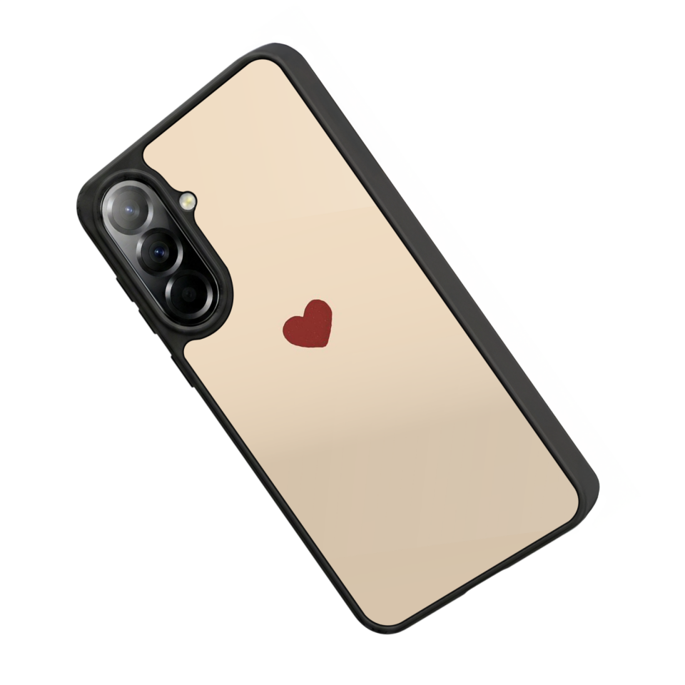Samsung Galaxy A57 Uyumlu Kalp Love Tasarımlı Glossy Premium Kılıf