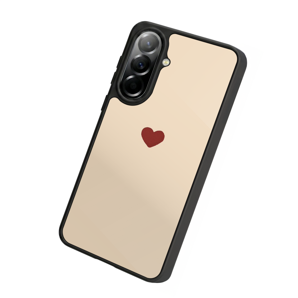 Samsung Galaxy A57 Uyumlu Kalp Love Tasarımlı Glossy Premium Kılıf