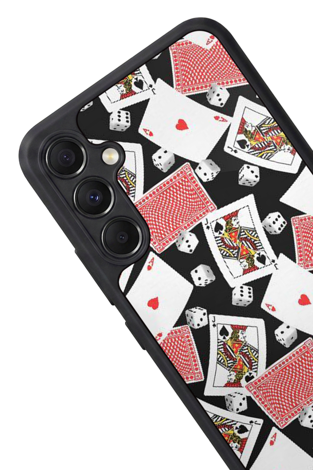 Samsung Galaxy M34 Uyumlu Kart Tasarımlı Glossy Premium Kılıf