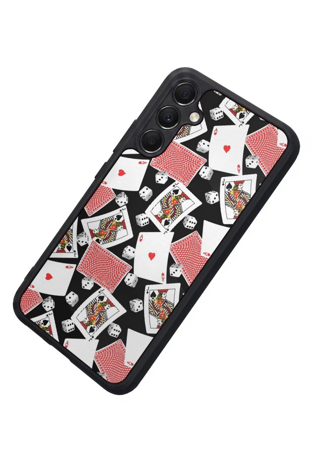 Samsung Galaxy M34 Uyumlu Kart Tasarımlı Glossy Premium Kılıf