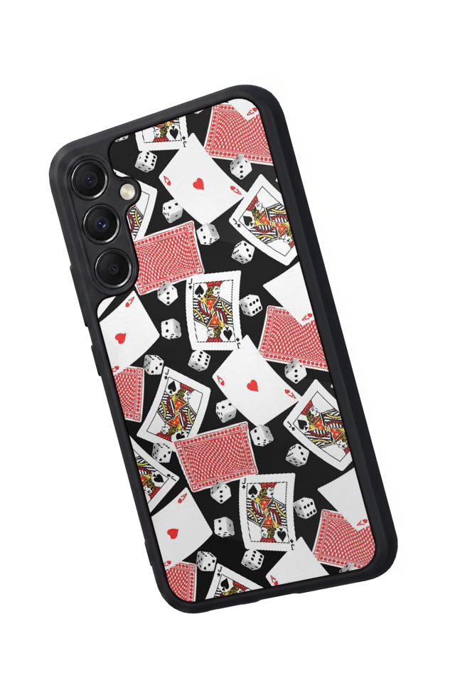 Samsung Galaxy M34 Uyumlu Kart Tasarımlı Glossy Premium Kılıf