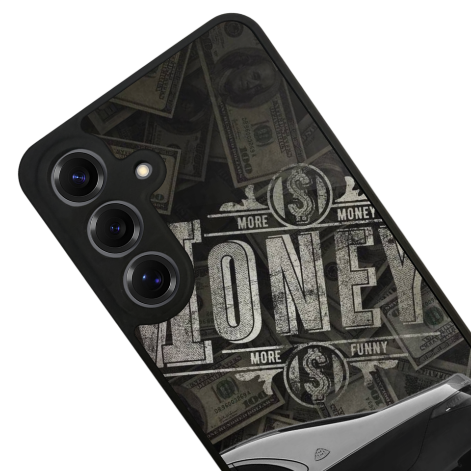 Samsung Galaxy S25 Uyumlu Money Para Tasarımlı Glossy Premium Kılıf