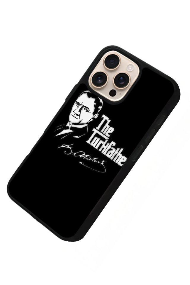 iPhone 16 Pro Uyumlu Mustafa Kemal Ataturk Tasarımlı Glossy Premium Kılıf