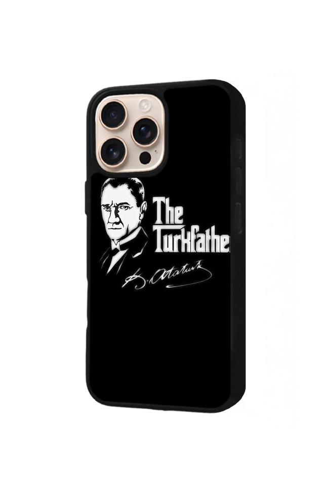 iPhone 16 Pro Uyumlu Mustafa Kemal Ataturk Tasarımlı Glossy Premium Kılıf