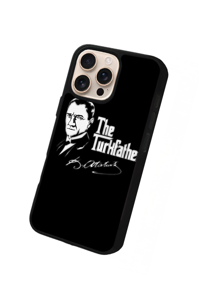 iPhone 16 Pro Uyumlu Mustafa Kemal Ataturk Tasarımlı Glossy Premium Kılıf