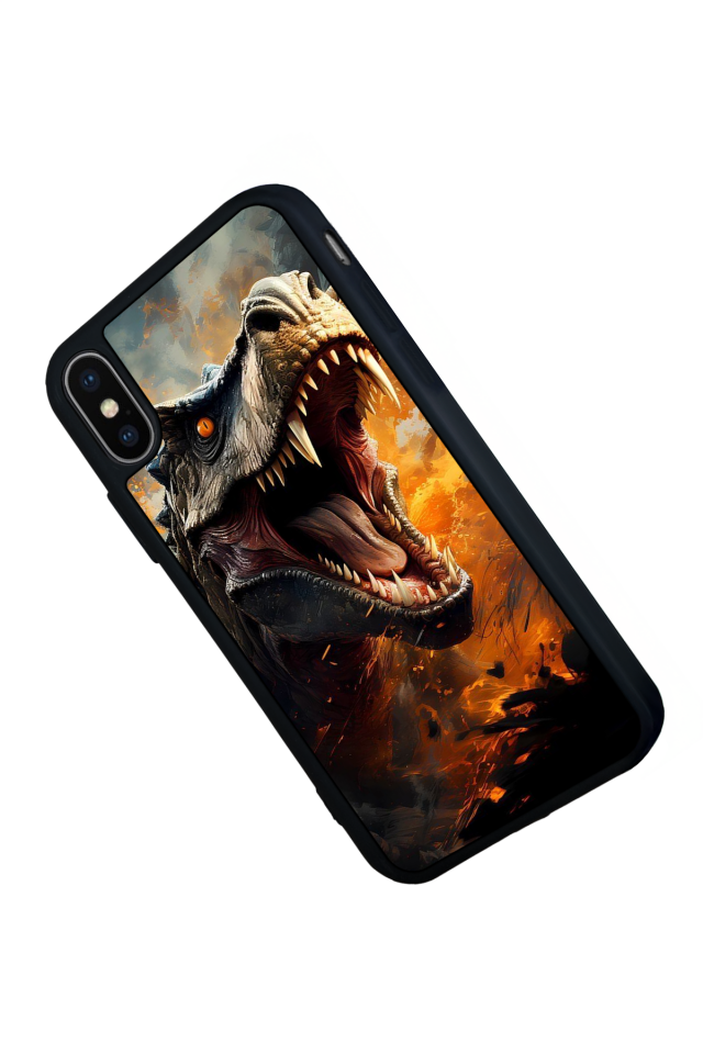 iPhone XS Max Uyumlu T-ReiPhone XS Max Tasarımlı Glossy Premium Kılıf