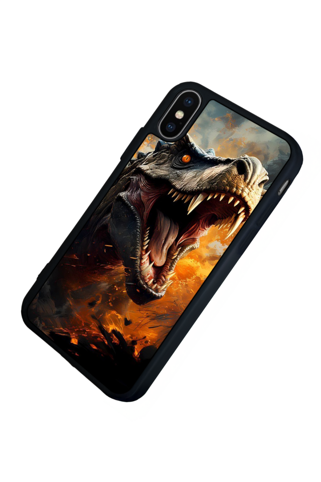 iPhone XS Max Uyumlu T-ReiPhone XS Max Tasarımlı Glossy Premium Kılıf