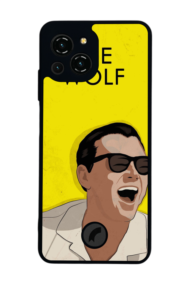 Reeder S23 Pro Max Uyumlu TheWolf Tasarımlı Glossy Premium Kılıf