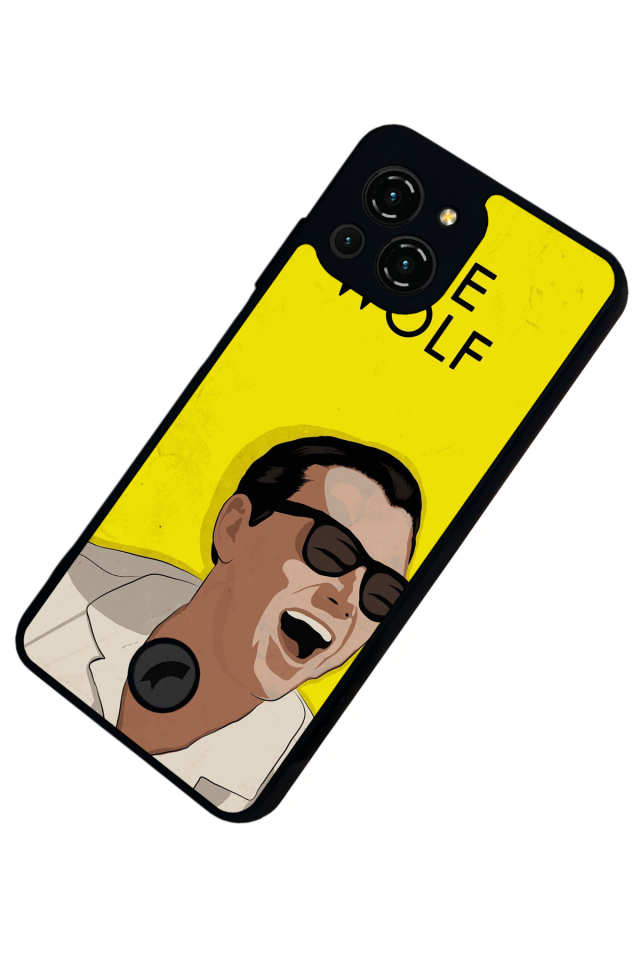 Reeder S23 Pro Max Uyumlu TheWolf Tasarımlı Glossy Premium Kılıf