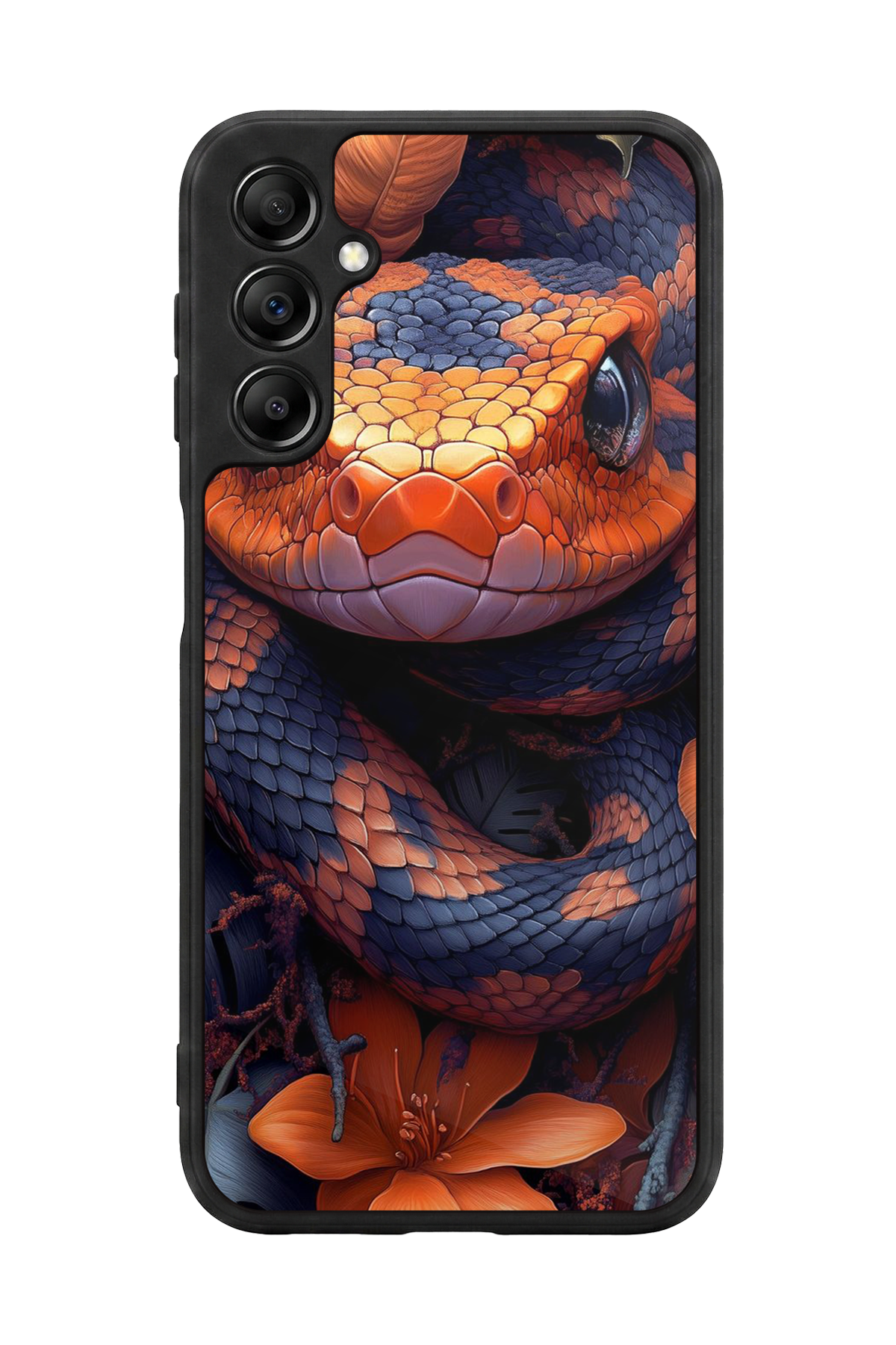 Samsung Galaxy A14 Uyumlu Yılan Tasarımlı Glossy Premium Kılıf