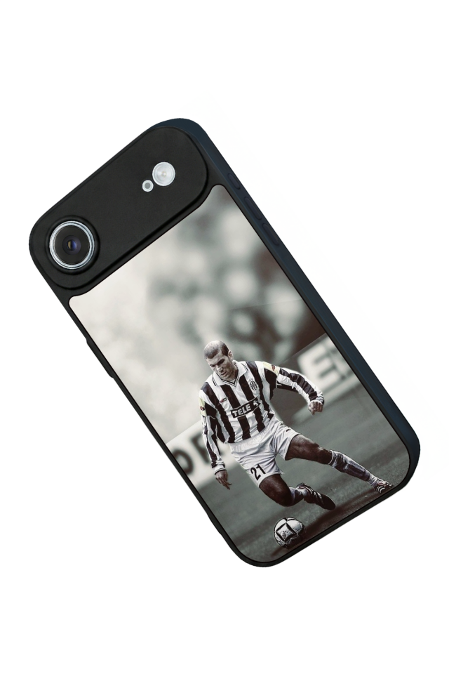 iPhone 17 Air Uyumlu Zidane Tasarımlı Glossy Premium Kılıf