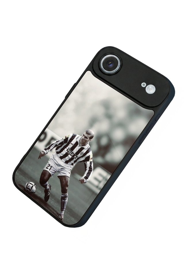 iPhone 17 Air Uyumlu Zidane Tasarımlı Glossy Premium Kılıf