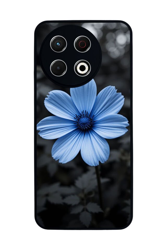 Tecno Spark 30 Pro Uyumlu Cicek Tasarımlı Glossy Premium Kılıf