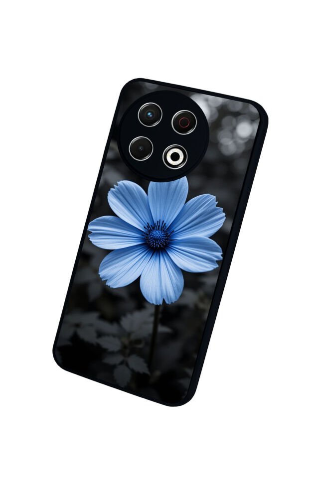 Tecno Spark 30 Pro Uyumlu Cicek Tasarımlı Glossy Premium Kılıf