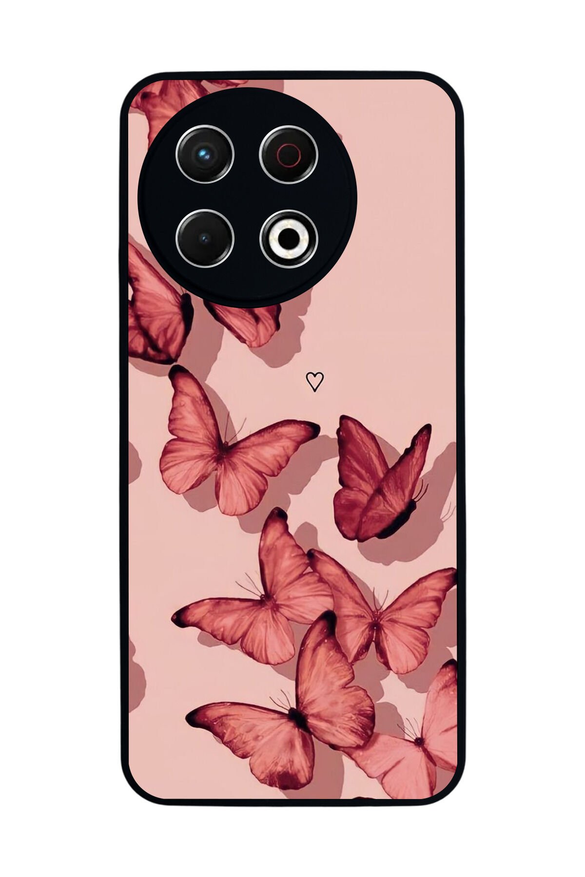 Tecno Spark 30 Pro Uyumlu Kelebek Tasarımlı Glossy Premium Kılıf