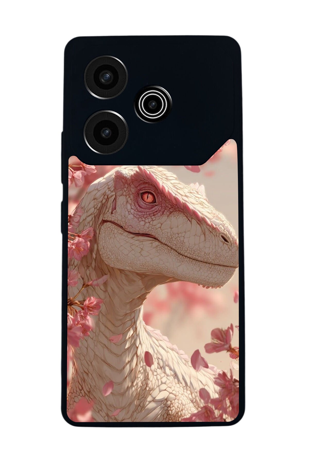 Tecno Pova 6 Uyumlu Dinazor Tasarımlı Glossy Premium Kılıf