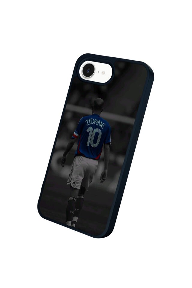 iPhone 16E Uyumlu Zidane Tasarımlı Glossy Premium Kılıf
