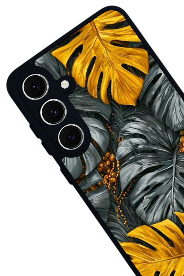 Samsung Galaxy A16 Uyumlu Botanik Tasarımlı Glossy Premium Kılıf