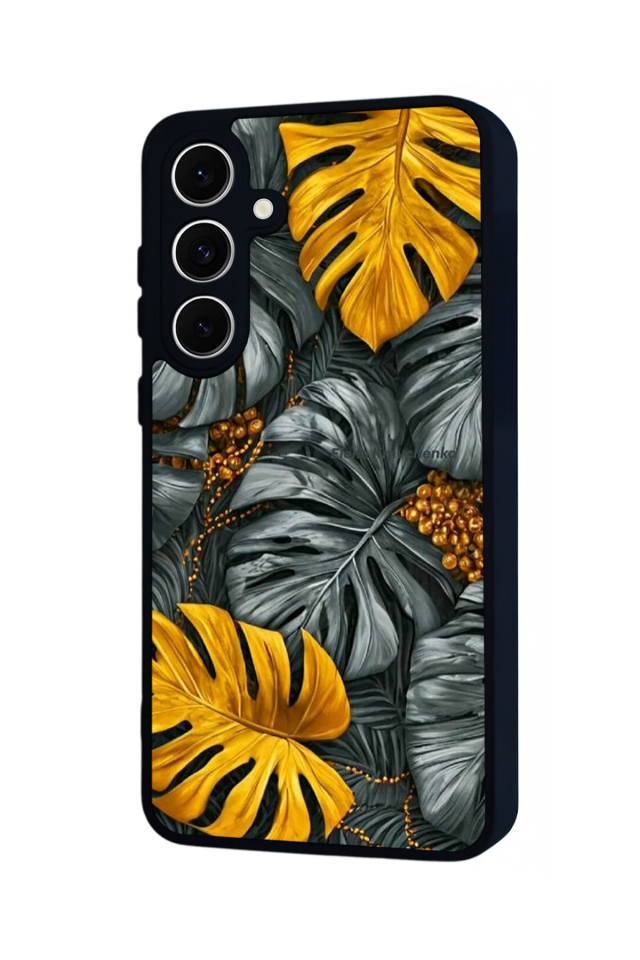 Samsung Galaxy A16 Uyumlu Botanik Tasarımlı Glossy Premium Kılıf