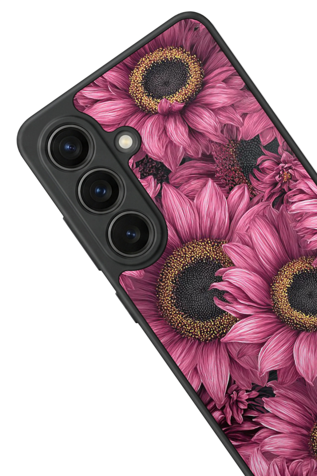 Samsung Galaxy S26 Uyumlu Cicek Tasarımlı Glossy Premium Kılıf