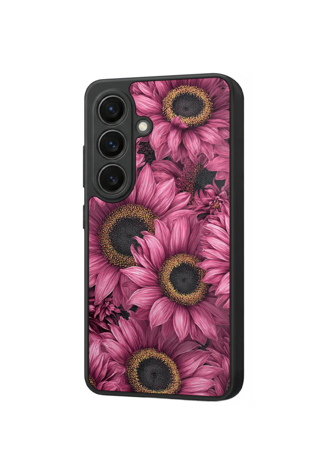 Samsung Galaxy S26 Uyumlu Cicek Tasarımlı Glossy Premium Kılıf