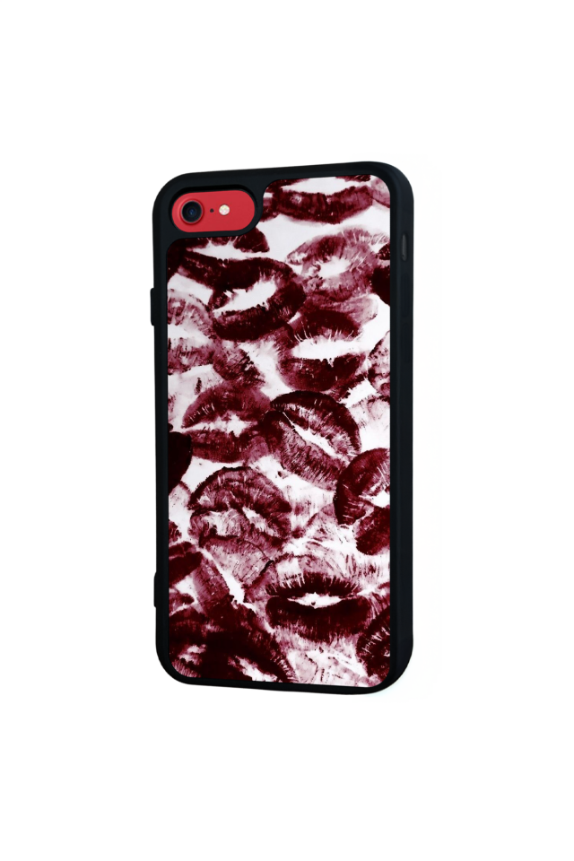 iPhone 8 Uyumlu Dudak Tasarımlı Glossy Premium Kılıf