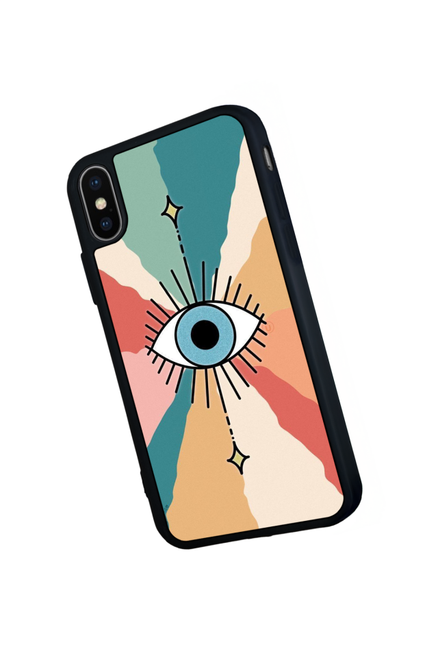 iPhone XS Max Uyumlu Göz Tasarımlı Glossy Premium Kılıf