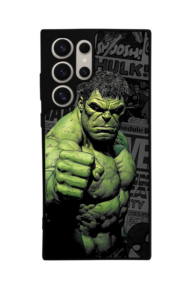 Samsung Galaxy S23 Ultra Uyumlu Hulk Tasarımlı Glossy Premium Kılıf