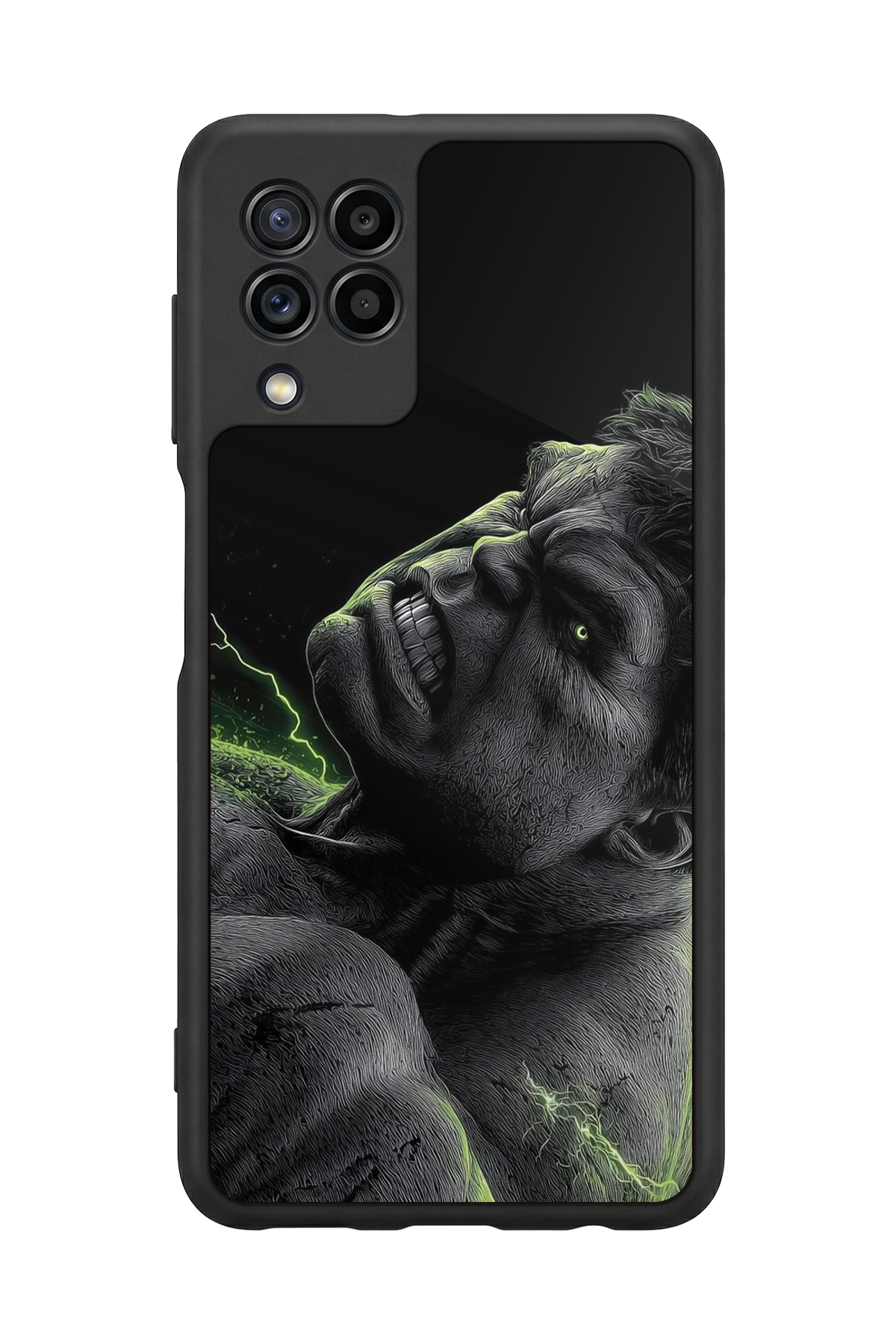 Samsung Galaxy M22 Uyumlu Hulk Tasarımlı Glossy Premium Kılıf