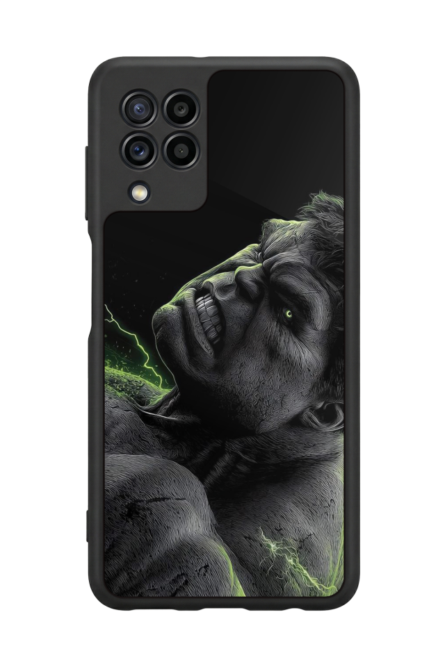 Samsung Galaxy M22 Uyumlu Hulk Tasarımlı Glossy Premium Kılıf