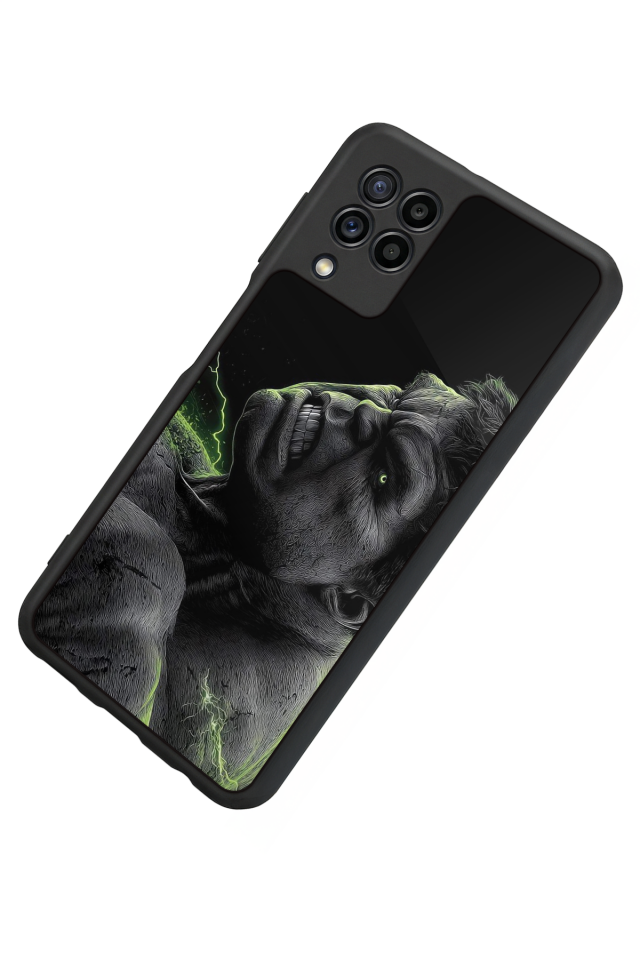 Samsung Galaxy M22 Uyumlu Hulk Tasarımlı Glossy Premium Kılıf